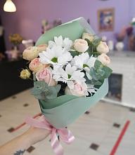Букет милый в Култук Букет цветов из: Хризантемы и Розы в Култук