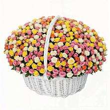 Премиум корзина Кустовых Роз в Култук Премиум букет из: Розы в Култук