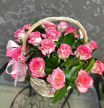 Цветочная композиция из Розы в корзине в Култук