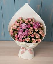 Букет Нежная розовость в Култук Букет цветов из:  Розы в Култук