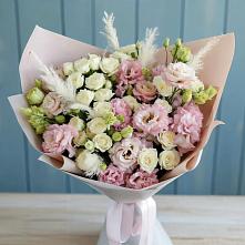 Букет цветов из:  Альстромерии и Розы #REPLACE_PRED# Култук