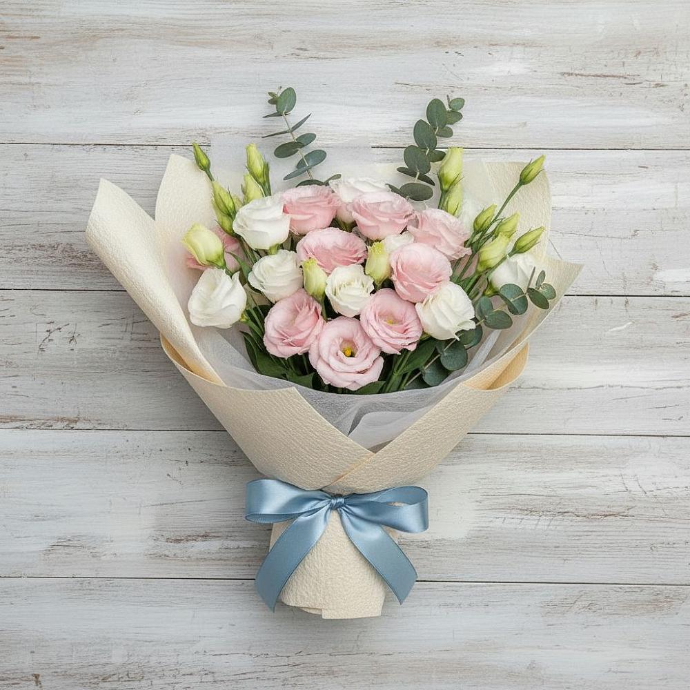 Букет цветов из: Лизиантусы в Култук